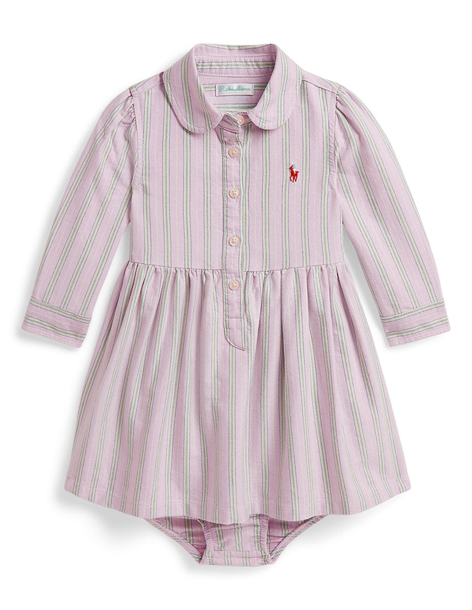Vestido con calzón manga con puño para bebé