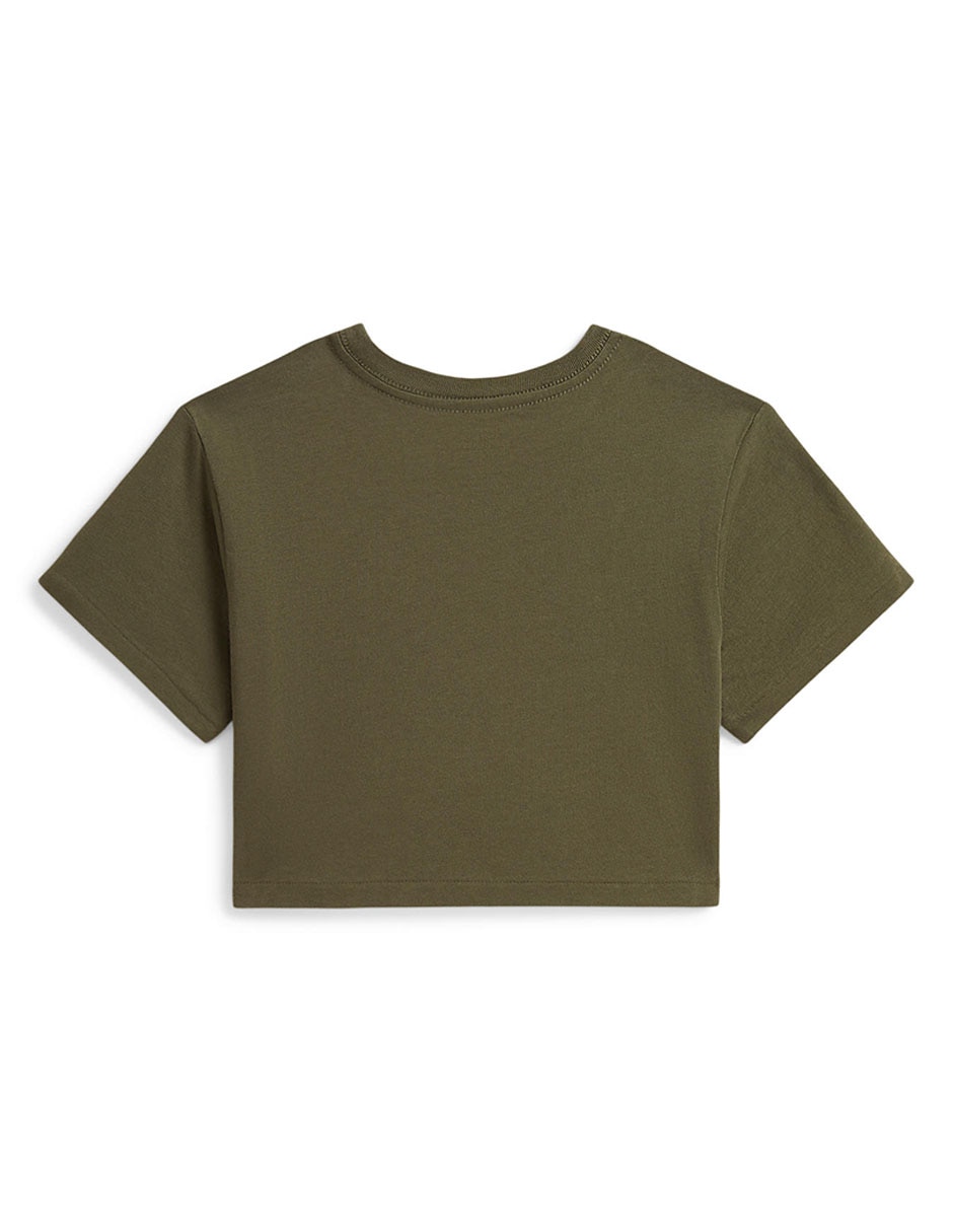Playera manga corta para niña