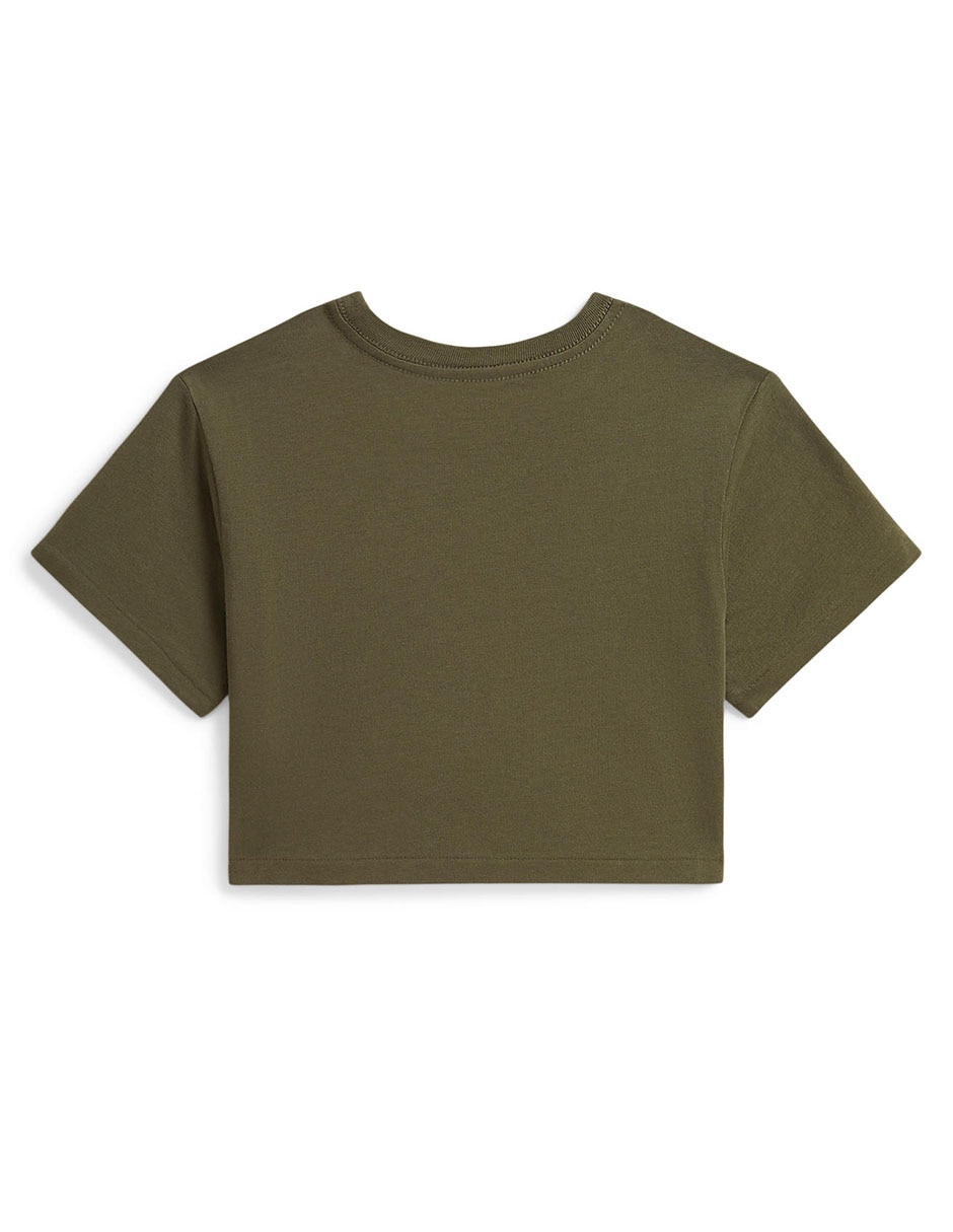 Playera polo manga corta para niña 2