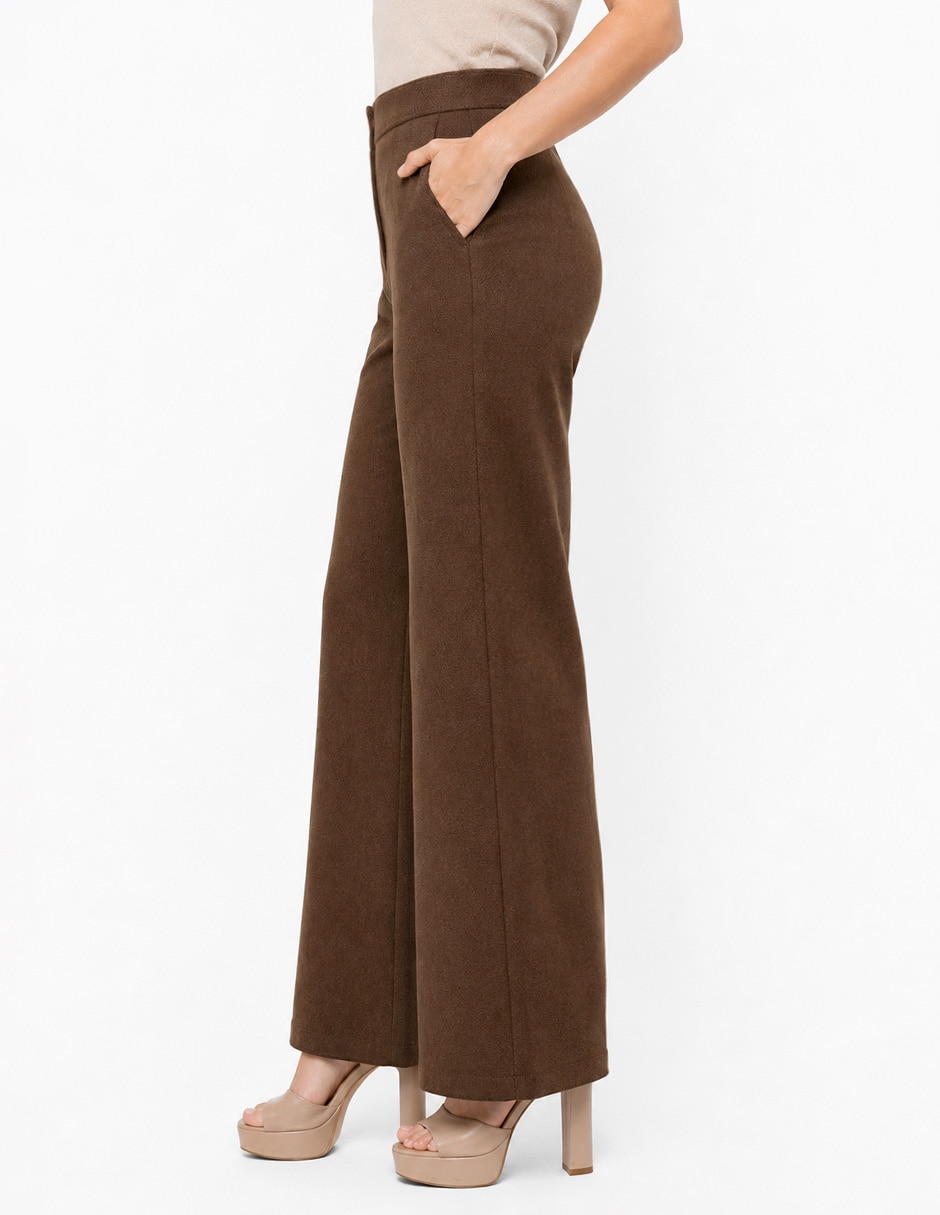 Pantalón de vestir recto para mujer 5