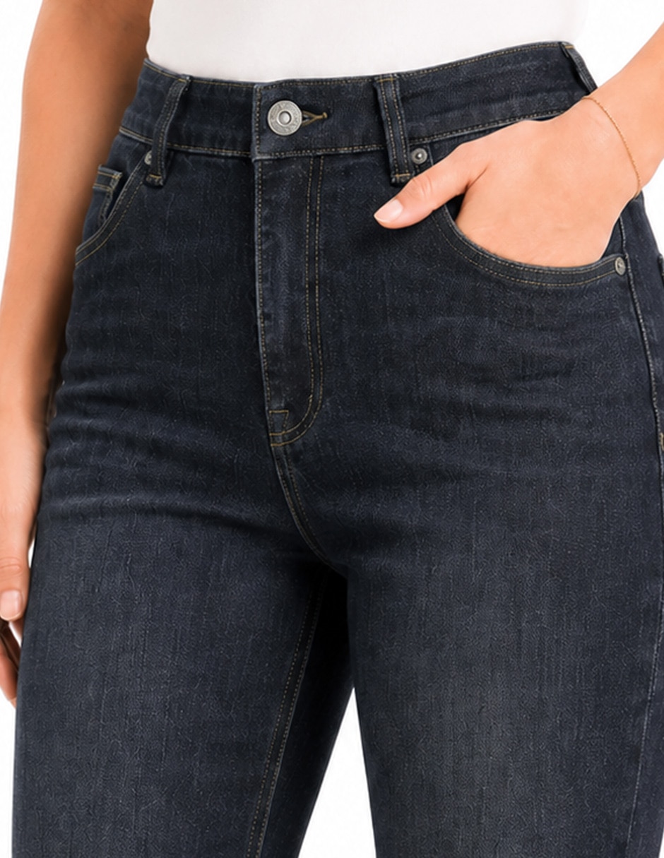 Jeans slim denim para mujer 4