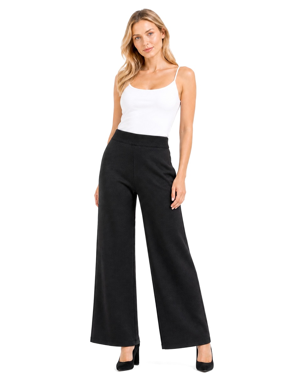 Pantalón esenciales amplio para mujer 5