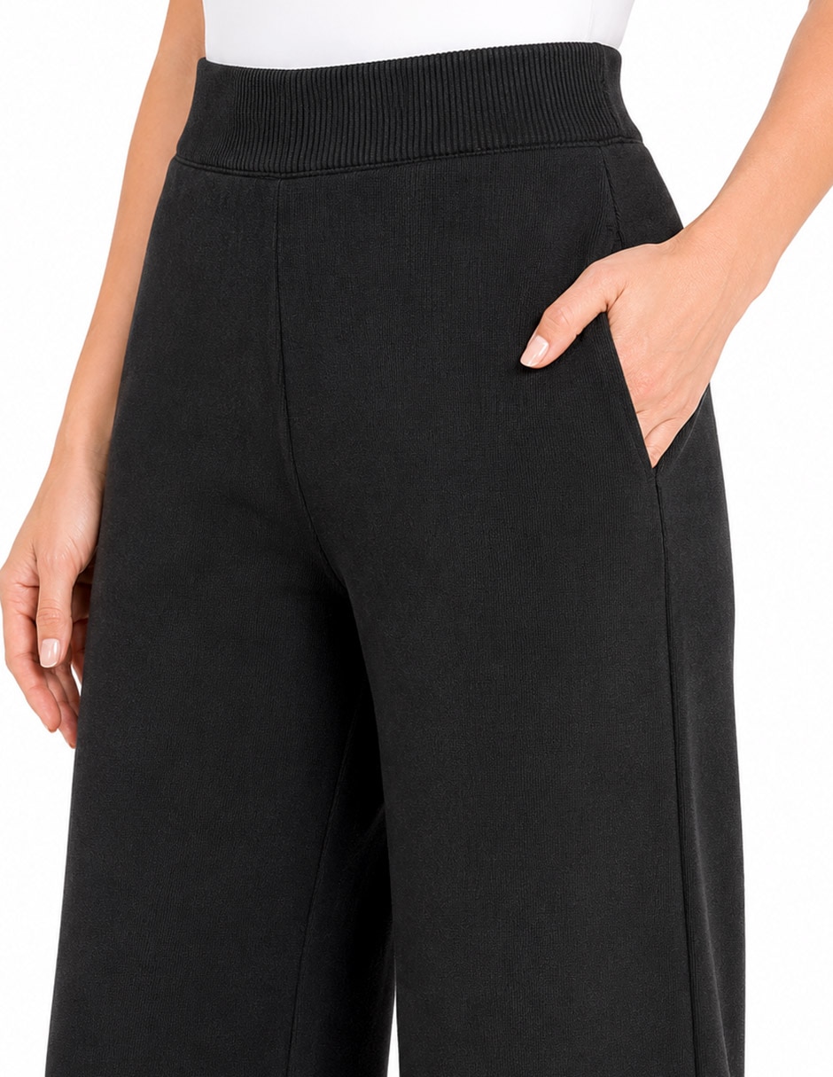 Pantalón esenciales amplio para mujer 3
