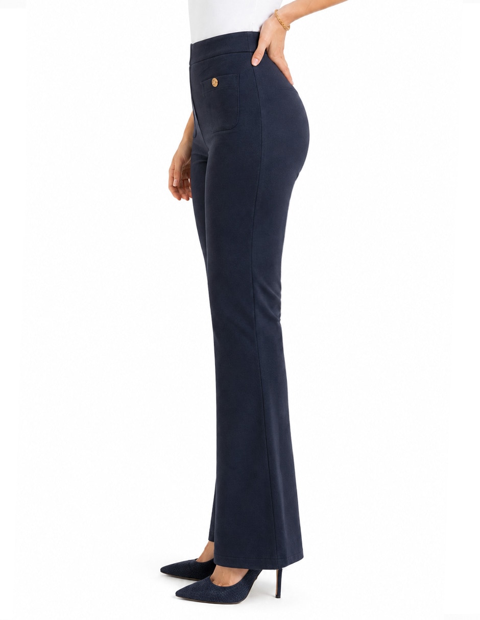 Pantalón regular recto para mujer 5