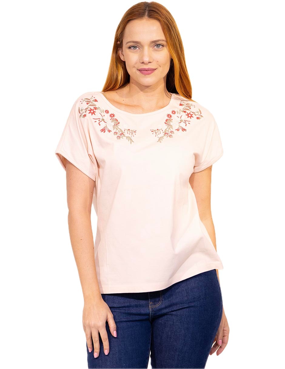 Playera Melania manga corta para mujer 1