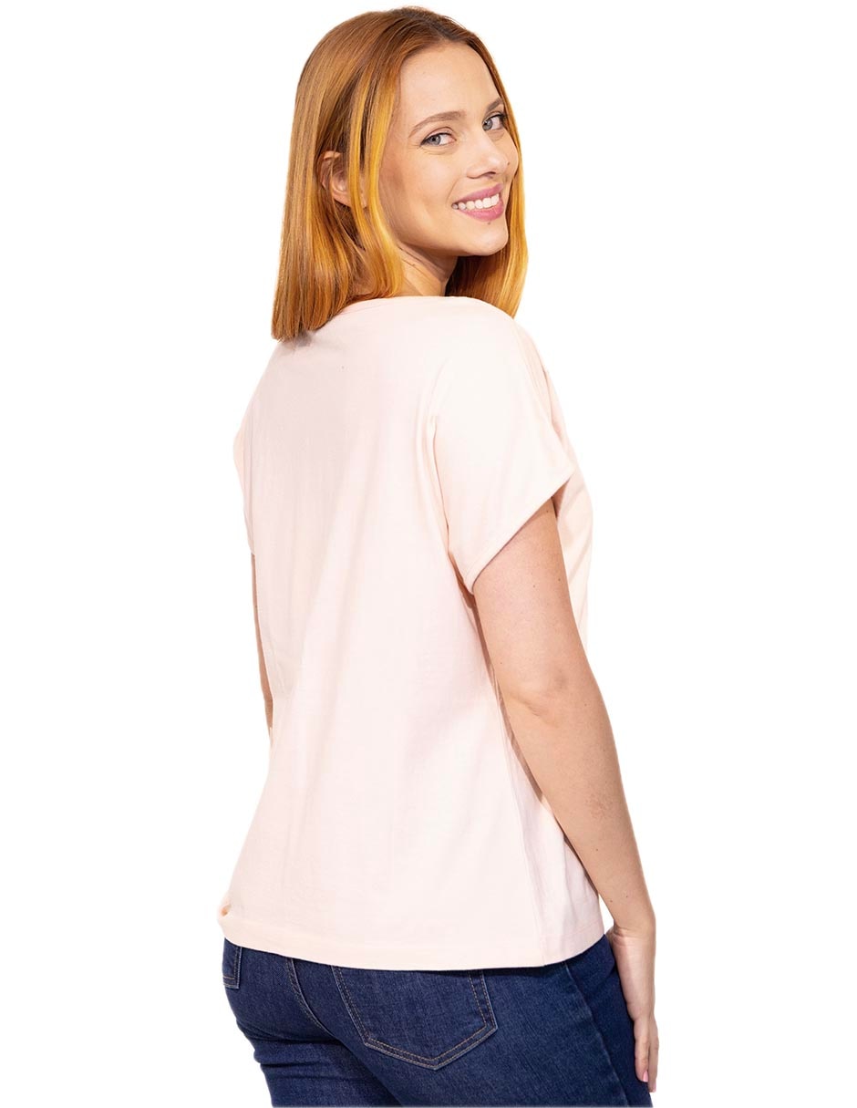 Playera Melania manga corta para mujer 2