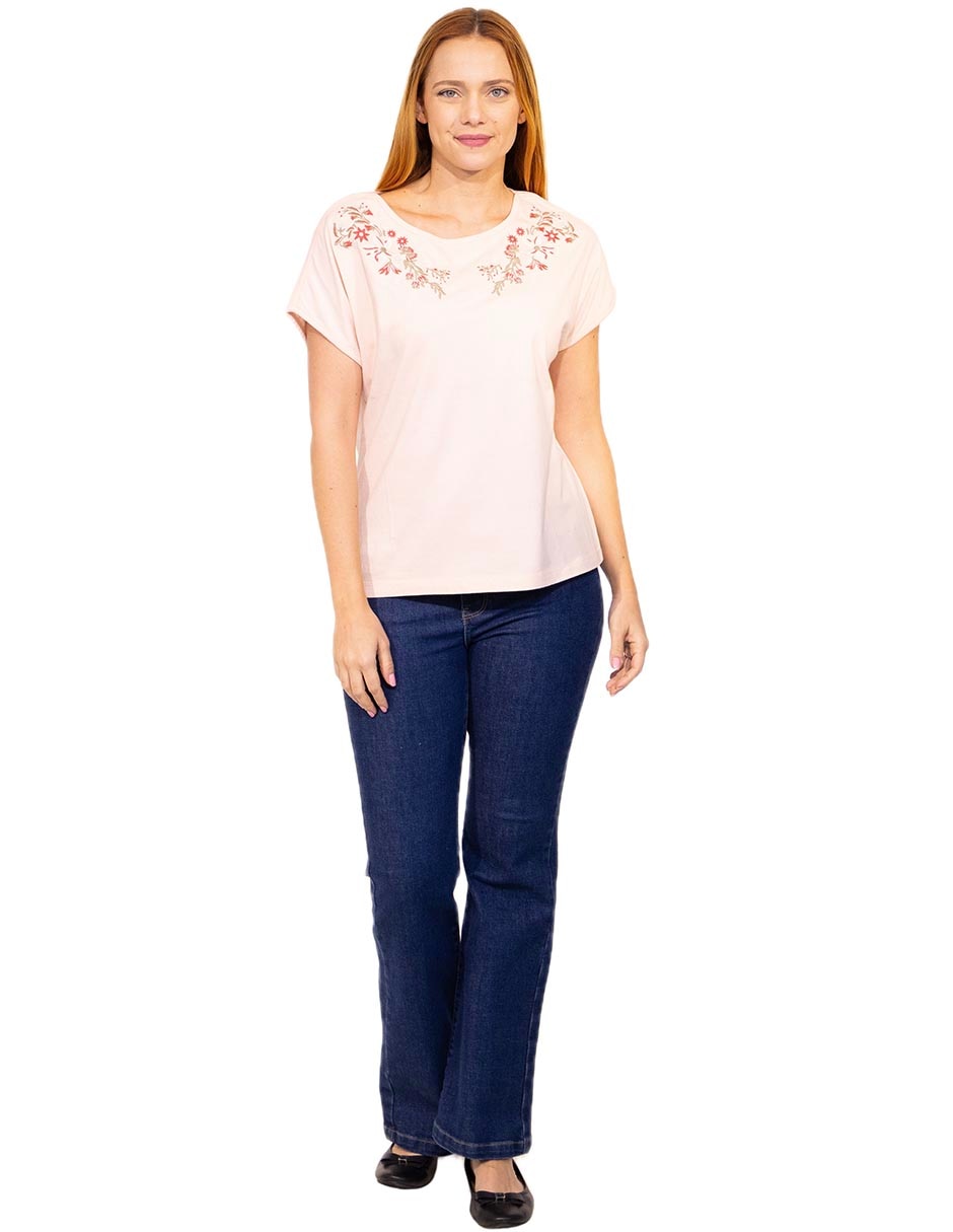 Playera Melania manga corta para mujer 4