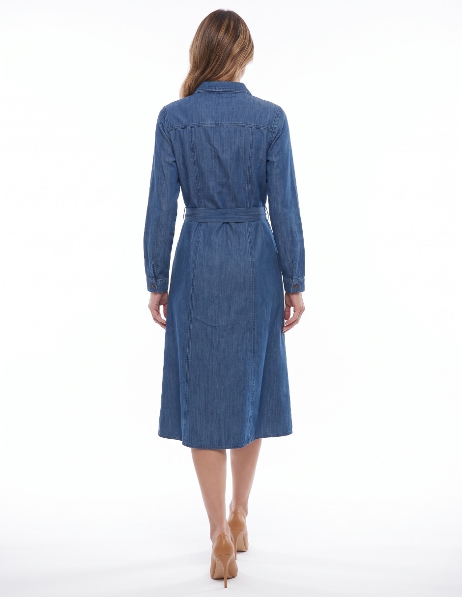 Vestido midi casual para mujer 2
