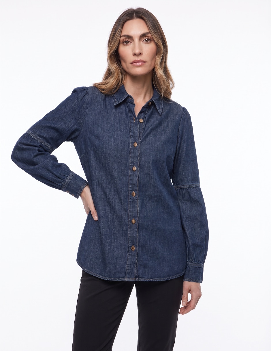 Blusa manga larga para mujer 3