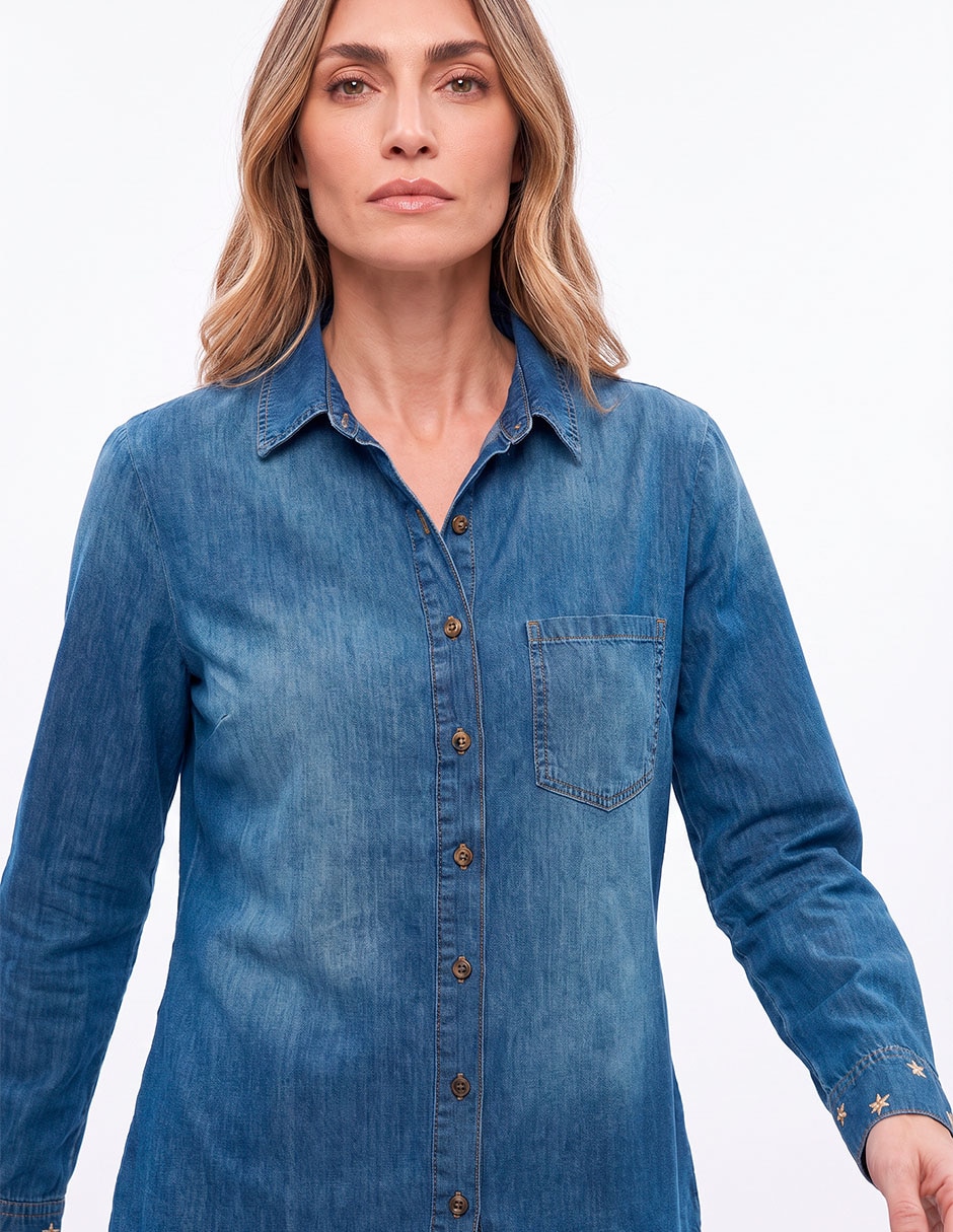 Blusa manga larga para mujer 2