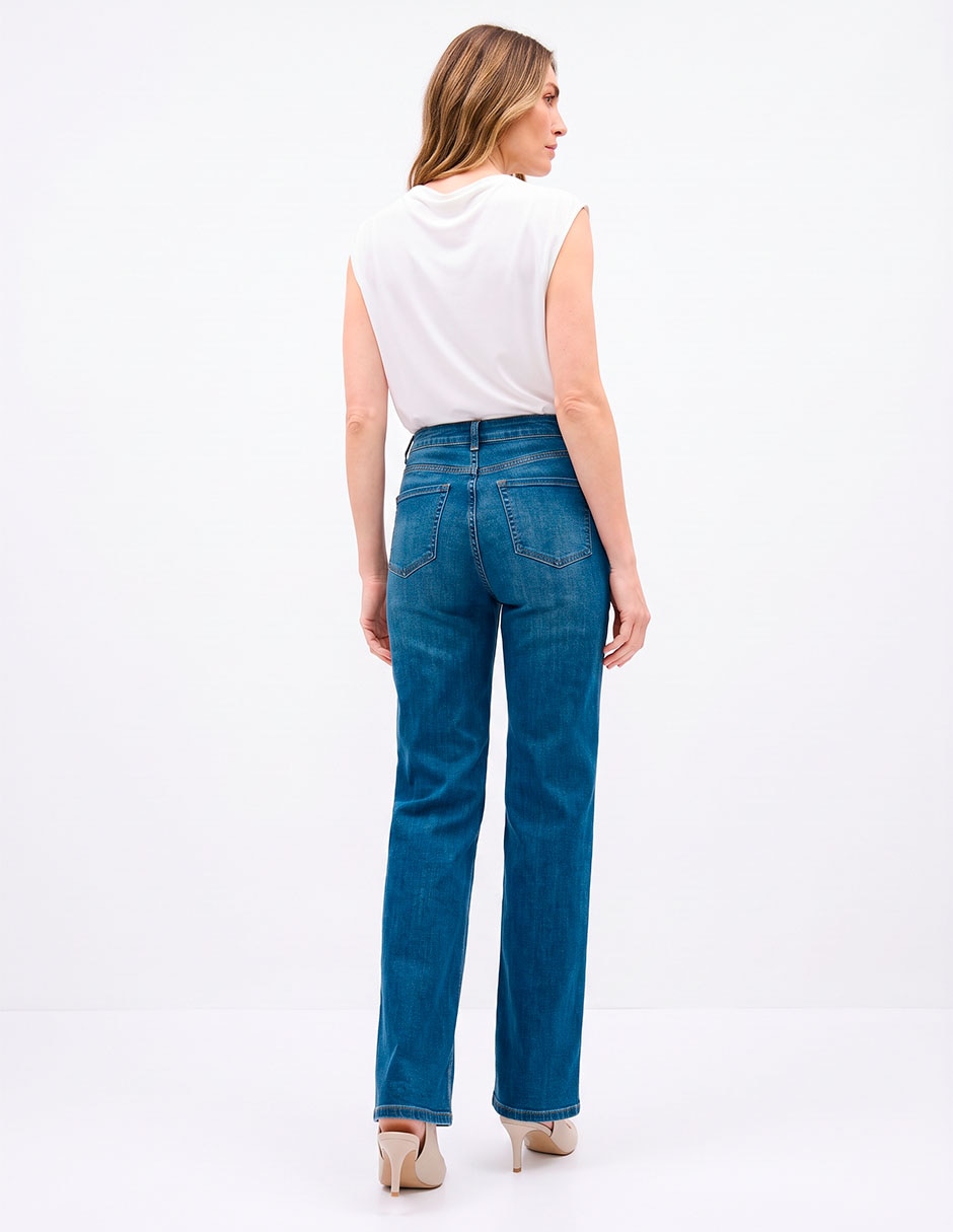 Jeans wide leg para mujer 4