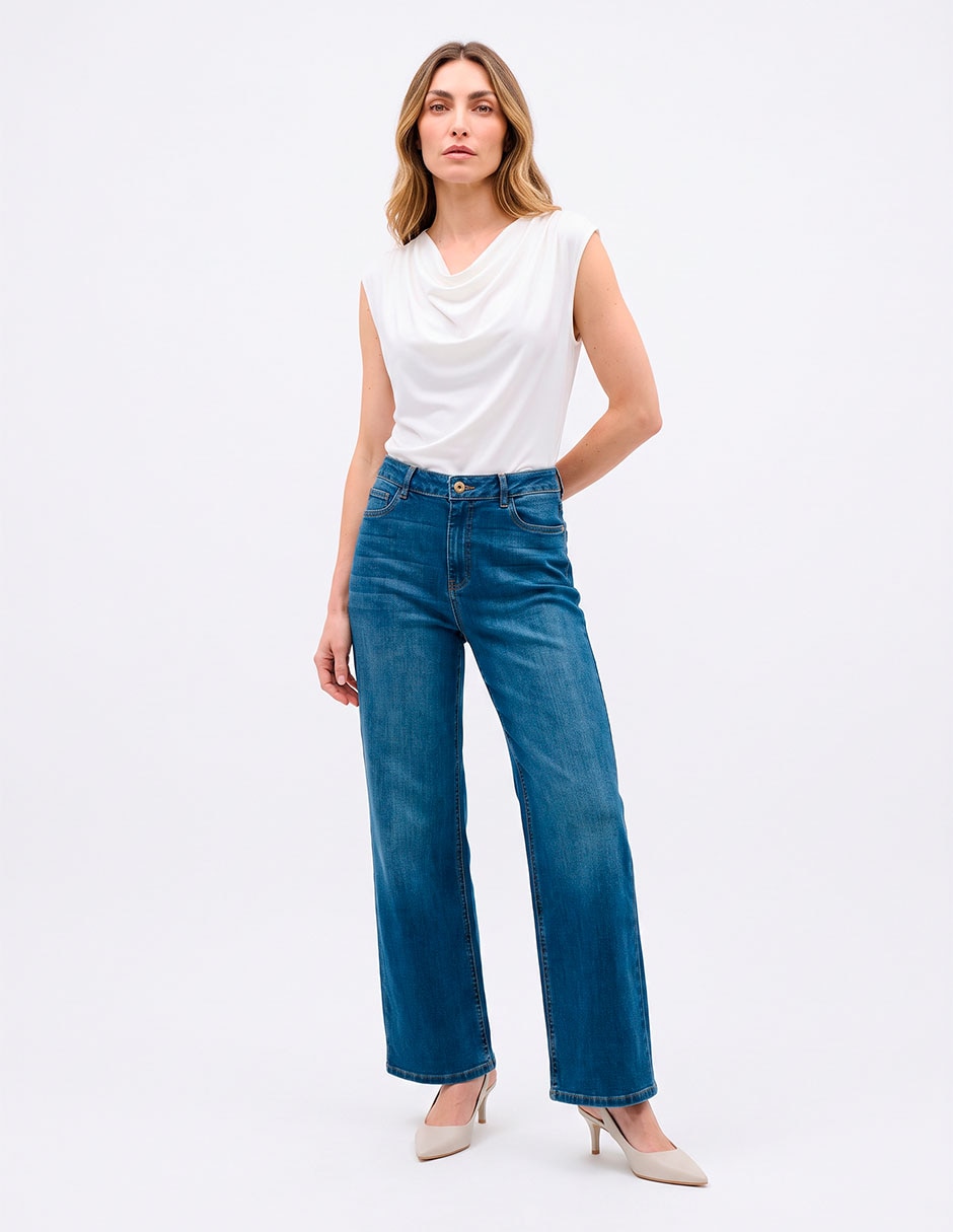Jeans wide leg para mujer 3