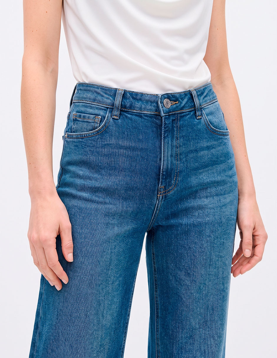 Jeans wide leg para mujer 2