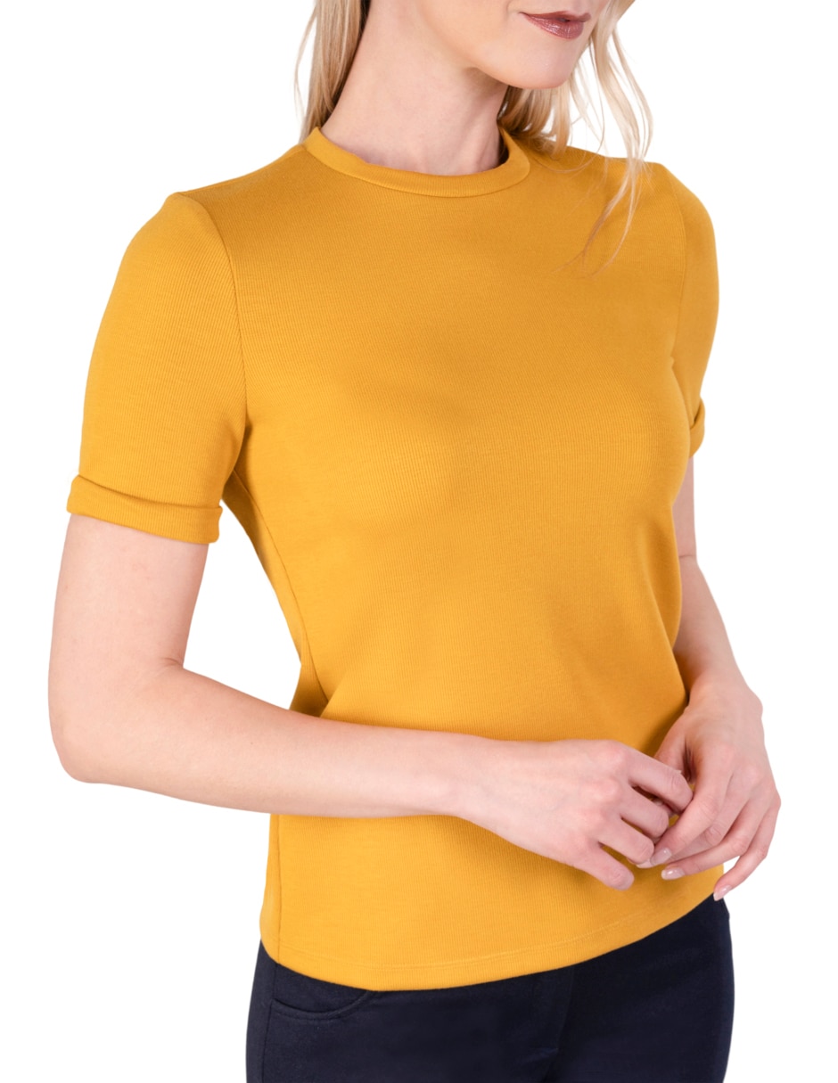 Blusa sin familia manga corta para mujer 3