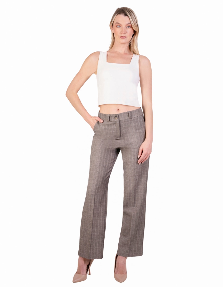 Pantalón de vestir regular para mujer 2