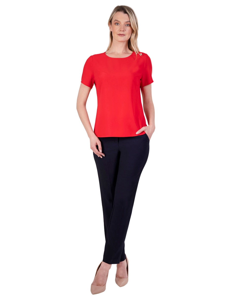 Blusa manga corta para mujer 2