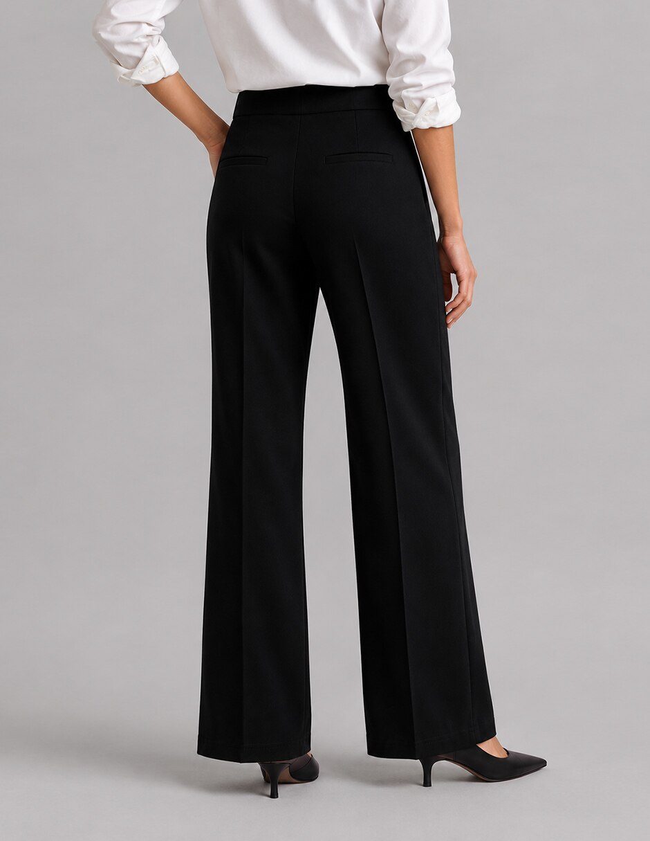 Pantalón flare fw26 acampanado para mujer 2