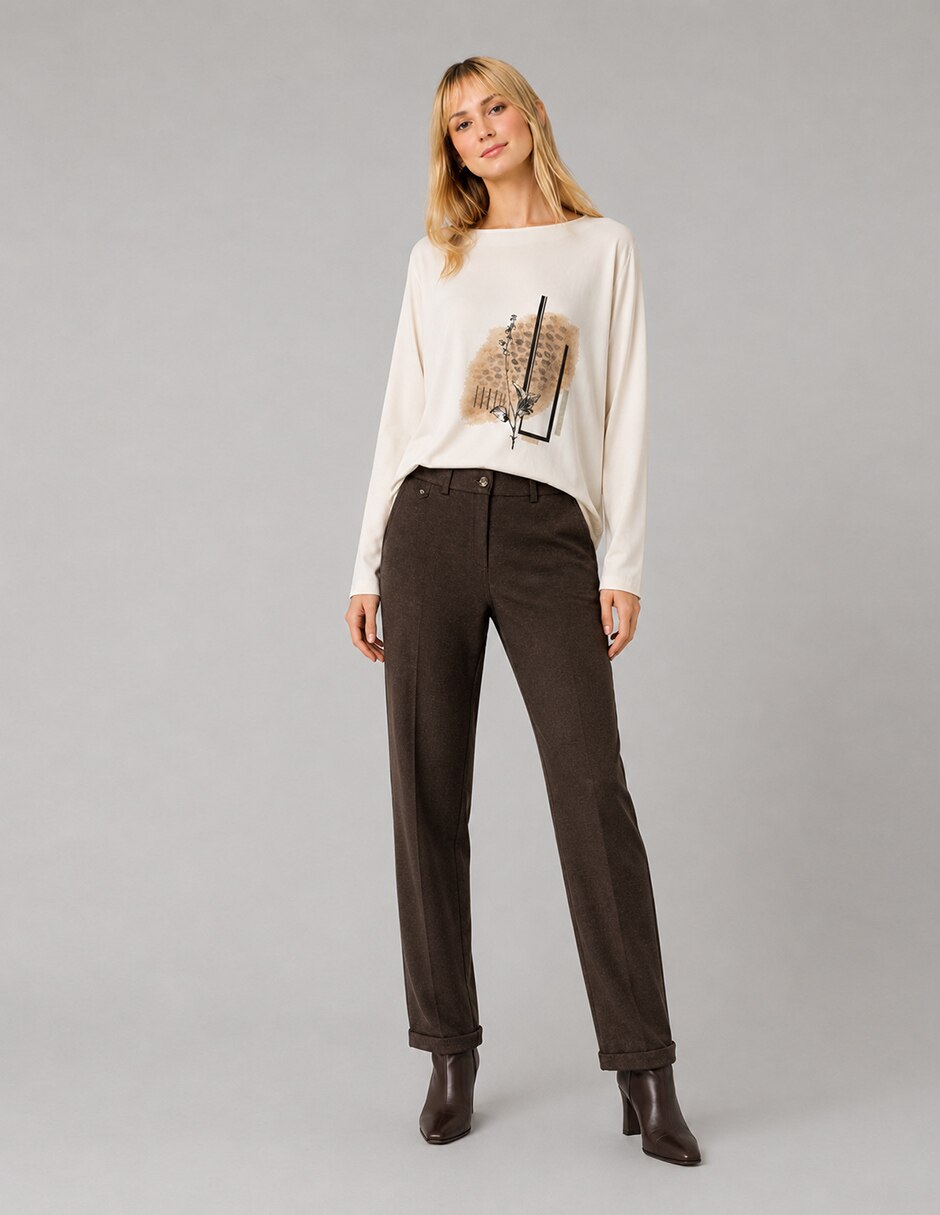 Pantalón fw26 regular para mujer 4