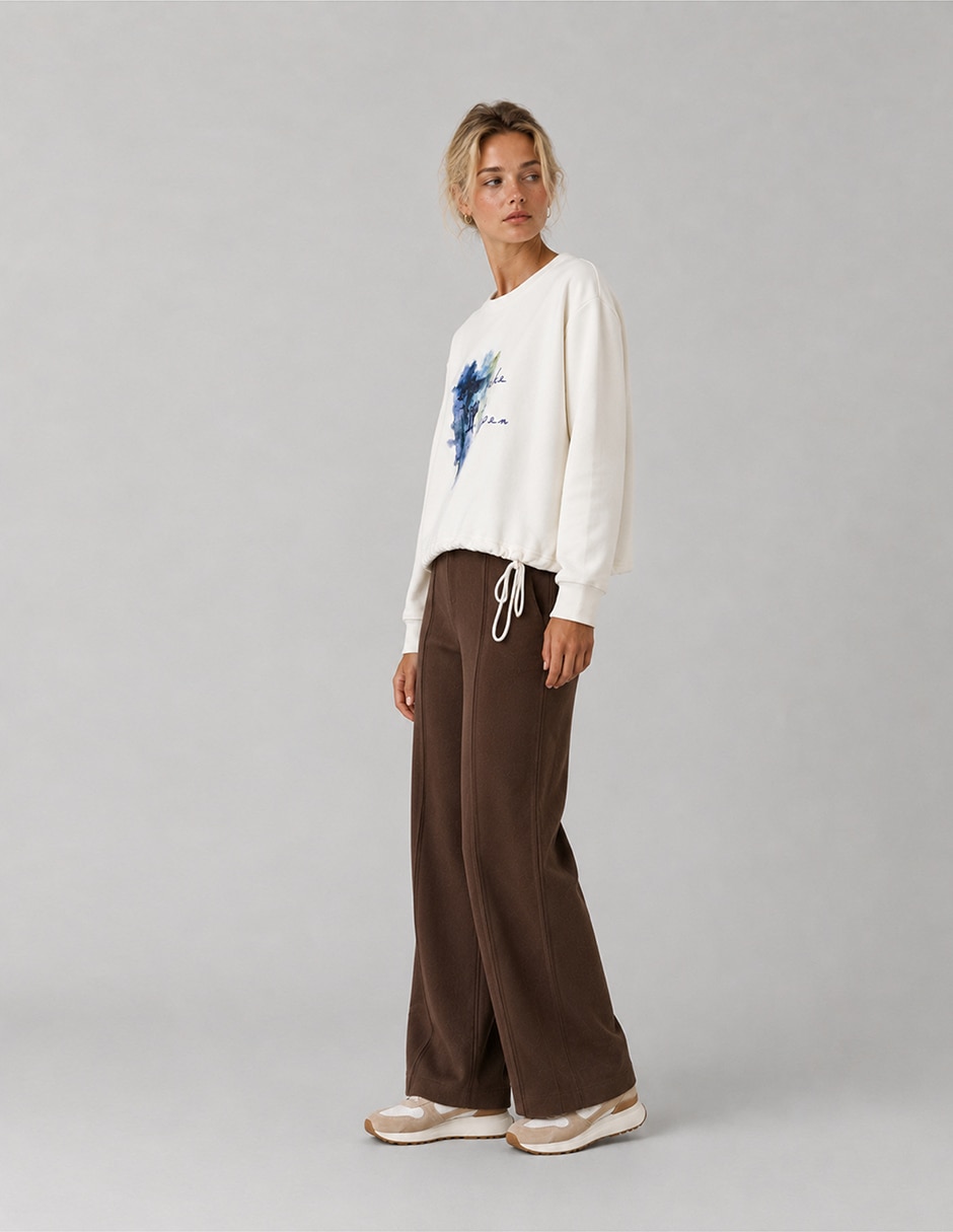 Pantalón acampanado para mujer 4