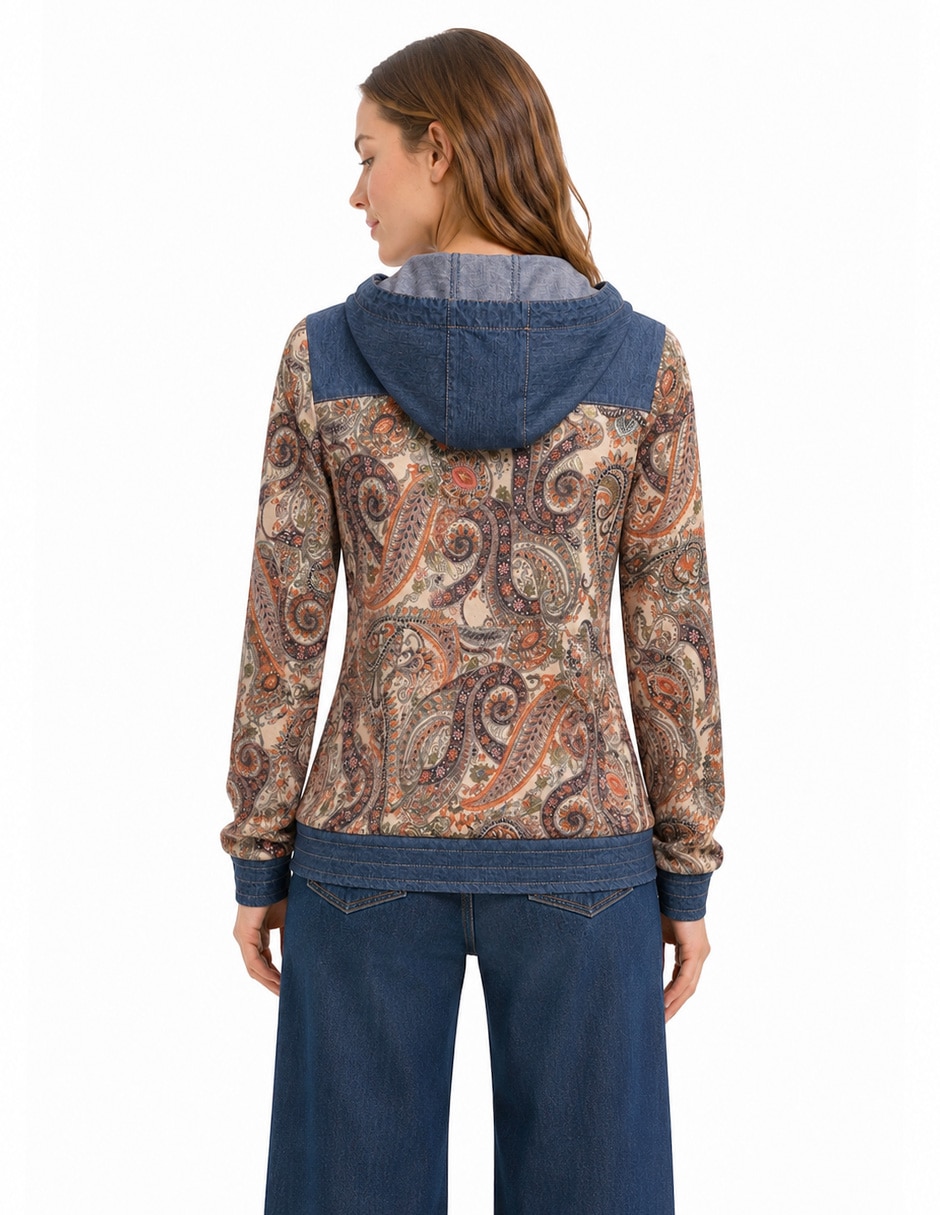 Sudadera con capucha y bolsa comfort para mujer 3