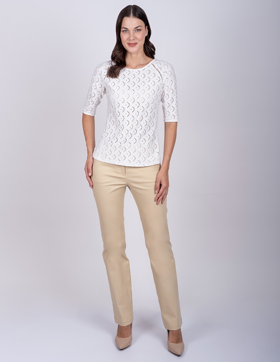 Blusa manga 3/4 para mujer 2