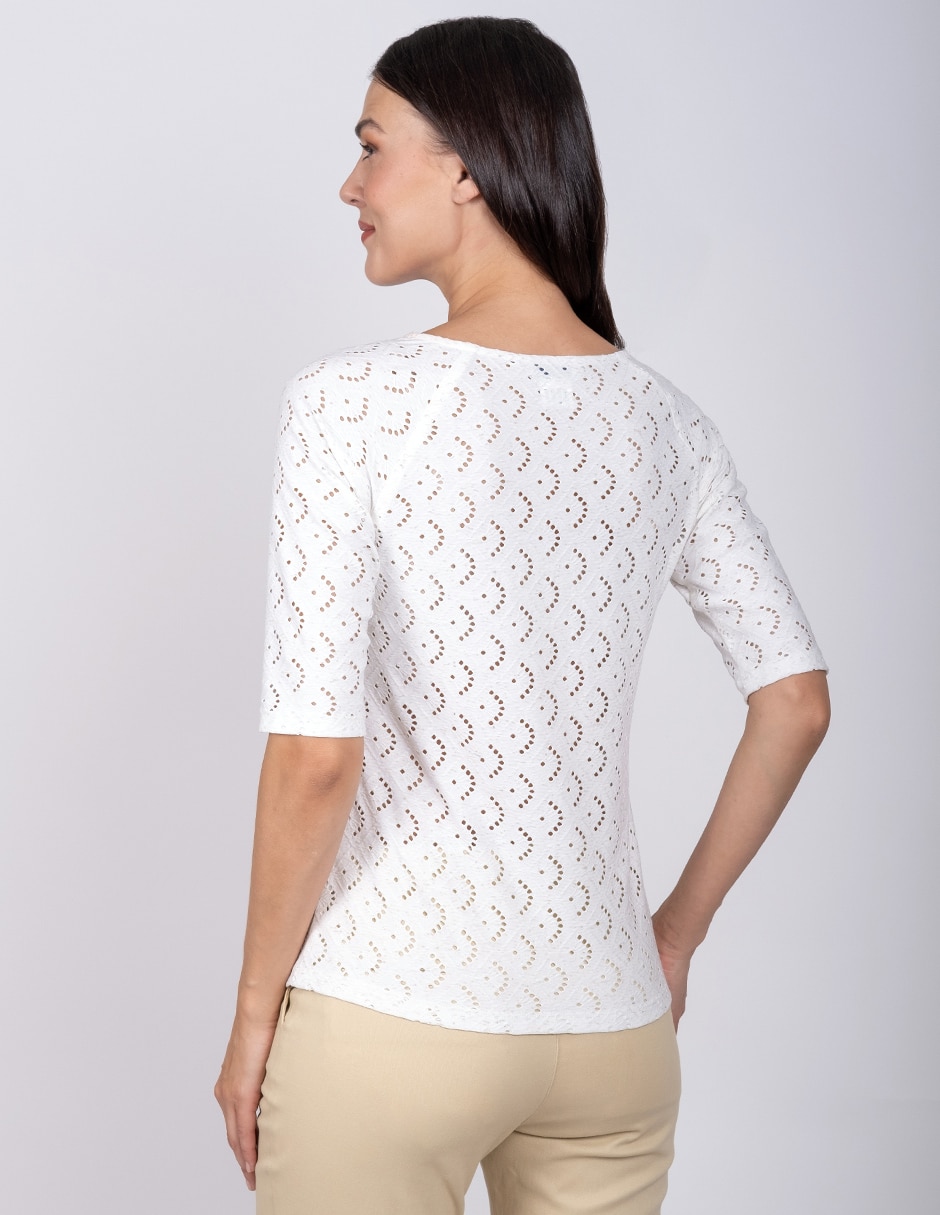 Blusa manga 3/4 para mujer 3