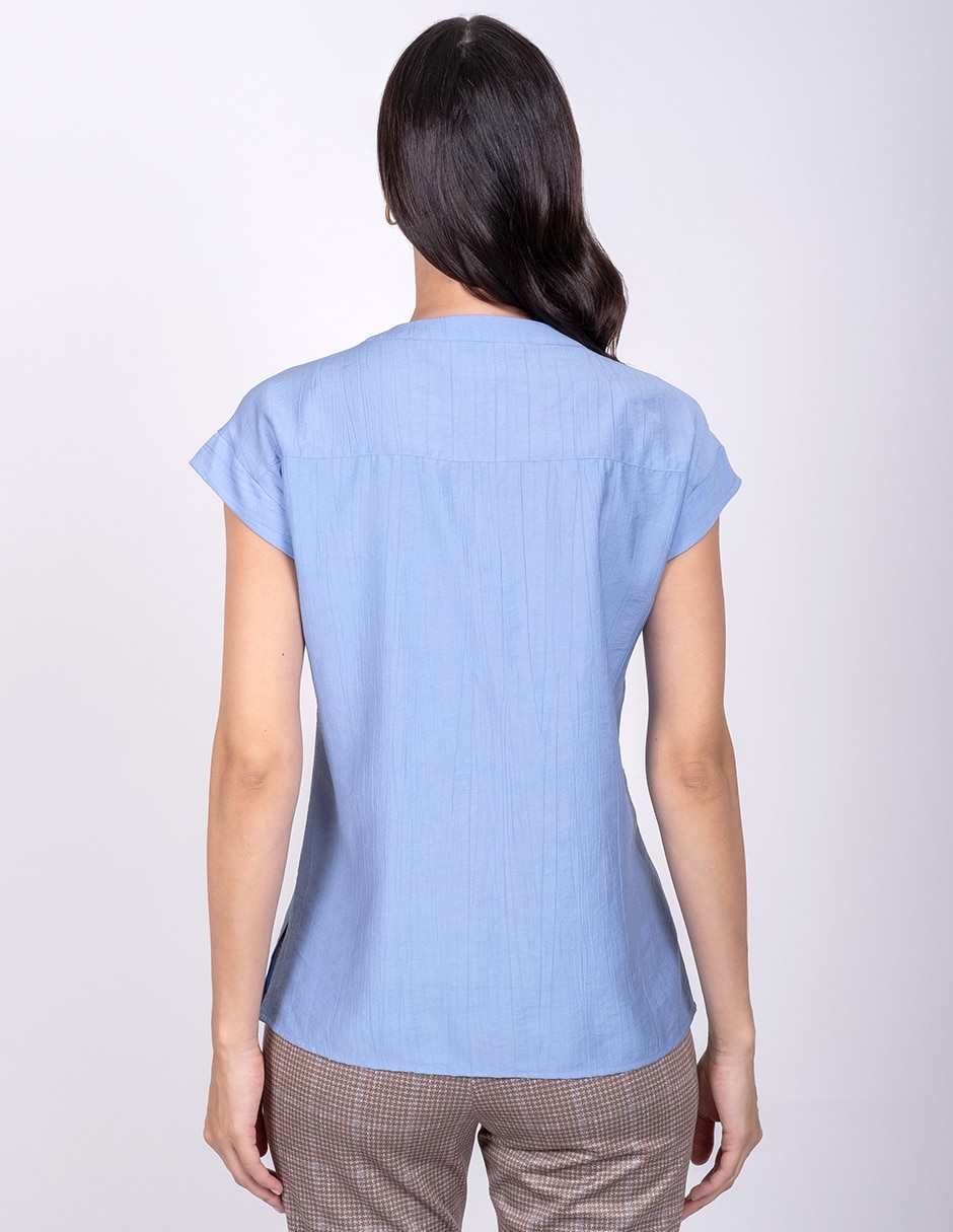 Blusa manga corta para mujer 3