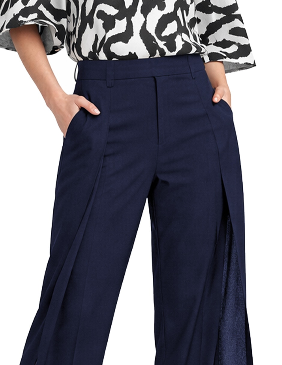 Pantalón relaxed amplio para mujer 4