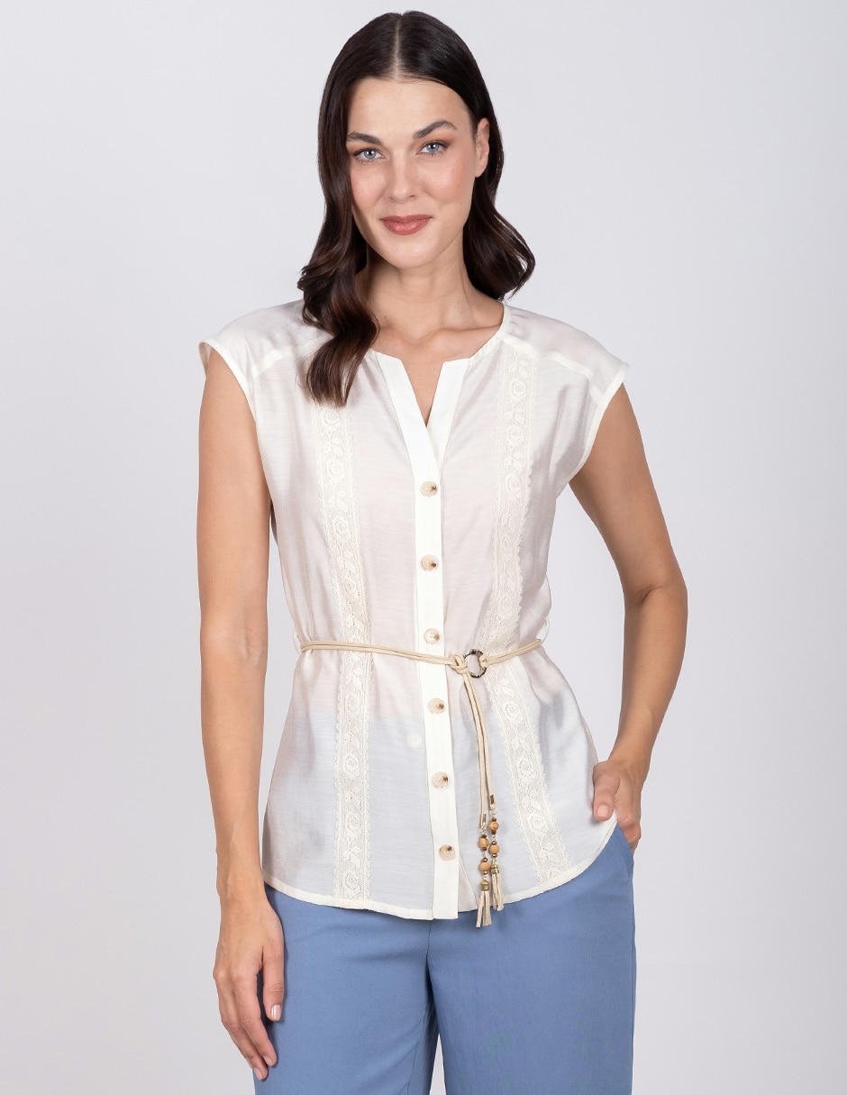 Blusa sin manga para mujer Blusa sin manga para mujer