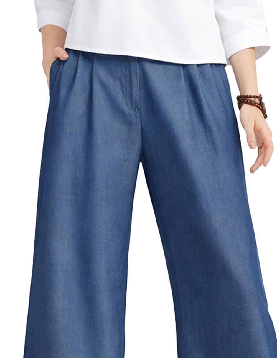 Pantalón relaxed amplio para mujer 2