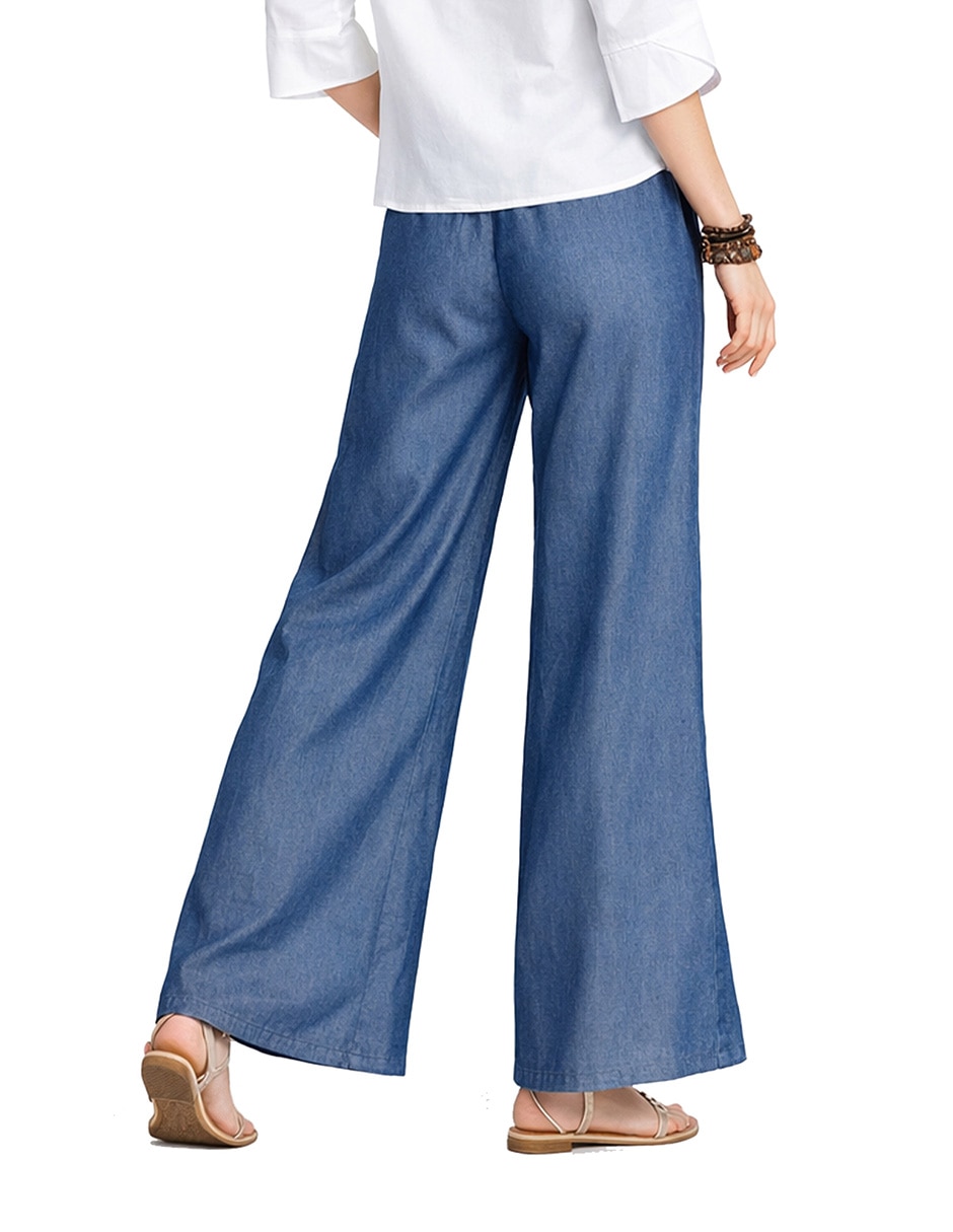Pantalón relaxed amplio para mujer 5