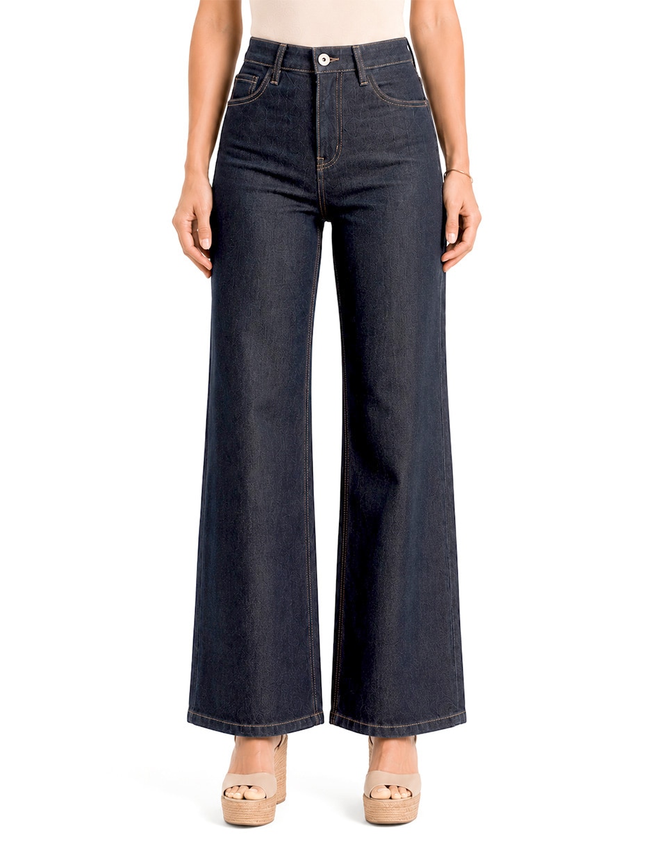 Jeans regular straight corte cintura para mujer Jeans regular straight corte cintura para mujer