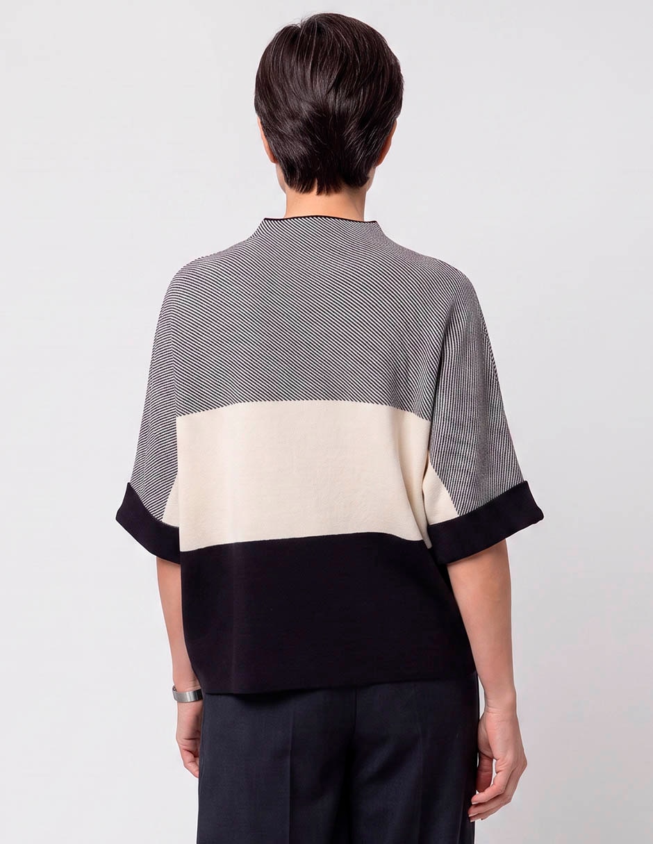 Suéter davinchy cuello alto para mujer