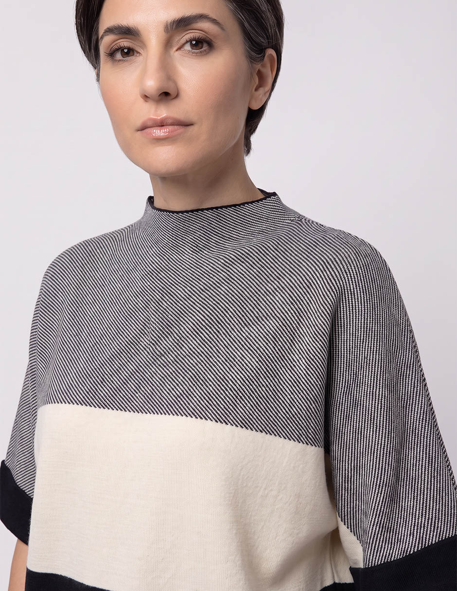 Suéter davinchy cuello alto para mujer
