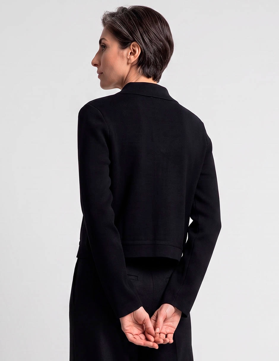 Suéter cuello camisero para mujer 2