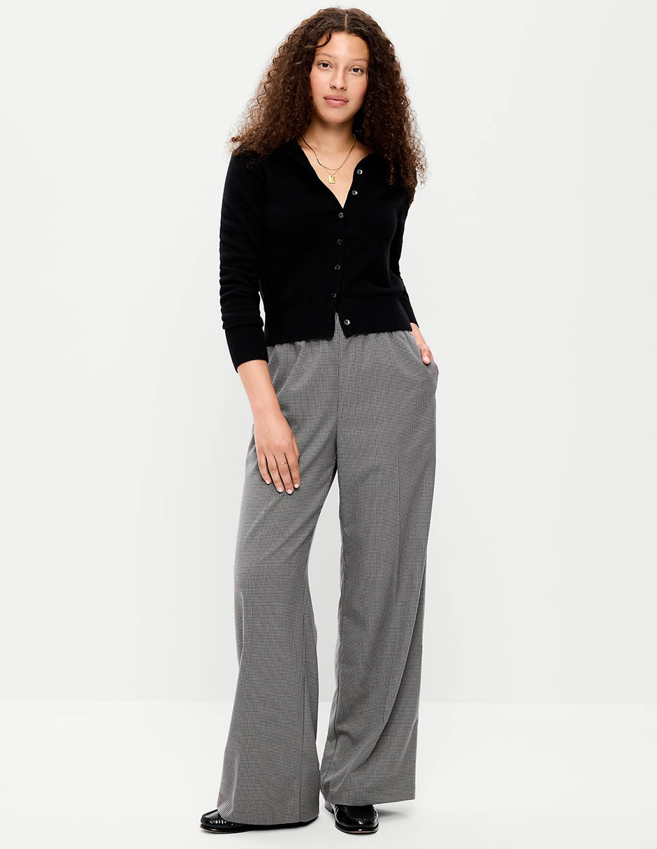 Pantalón regular wide leg para mujer 2