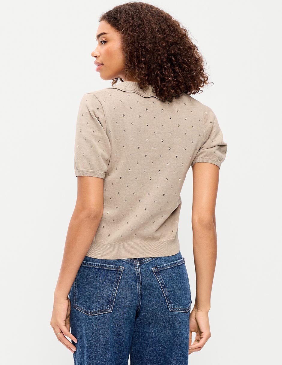 Blusa Old Navy manga corta para mujer
