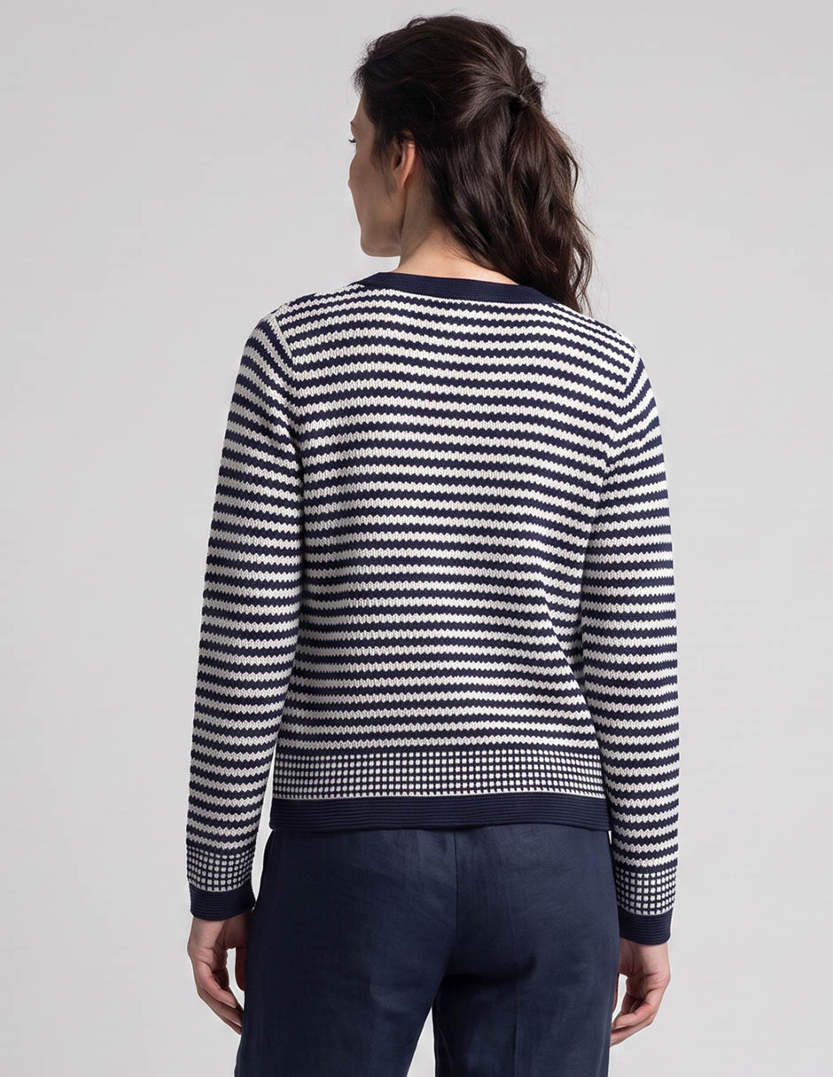 Suéter davinchy cuello redondo para mujer