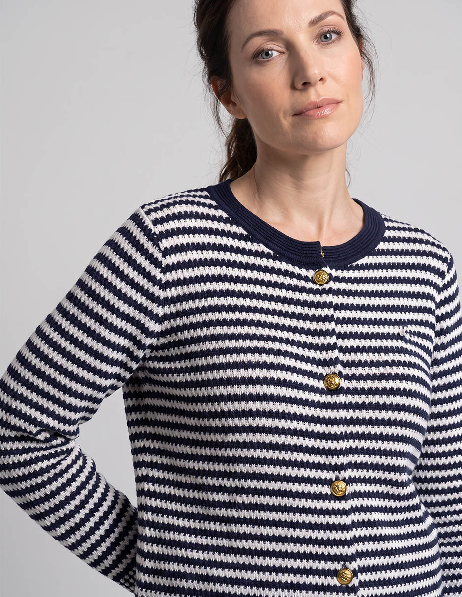 Suéter davinchy cuello redondo para mujer