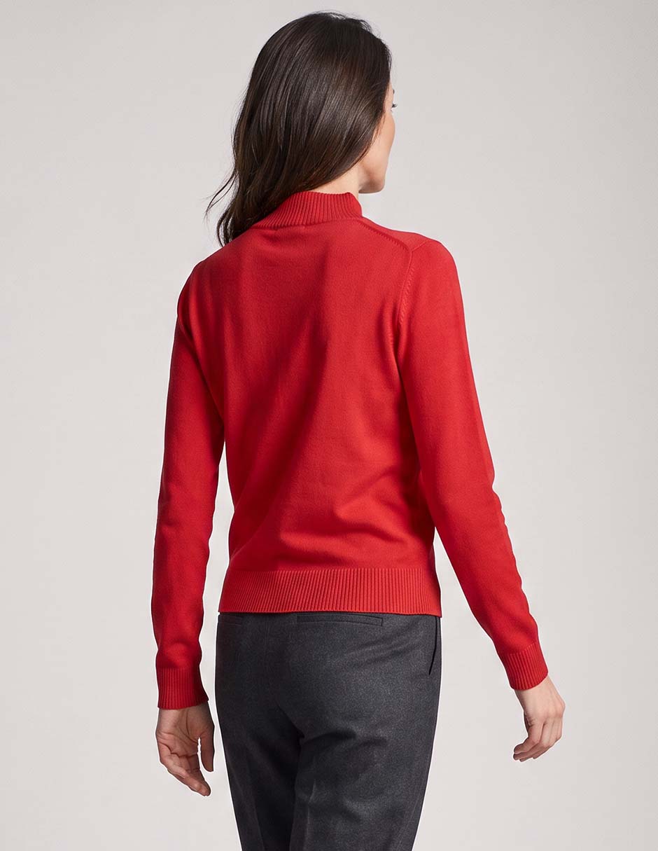 Suéter cuello alto para mujer 2