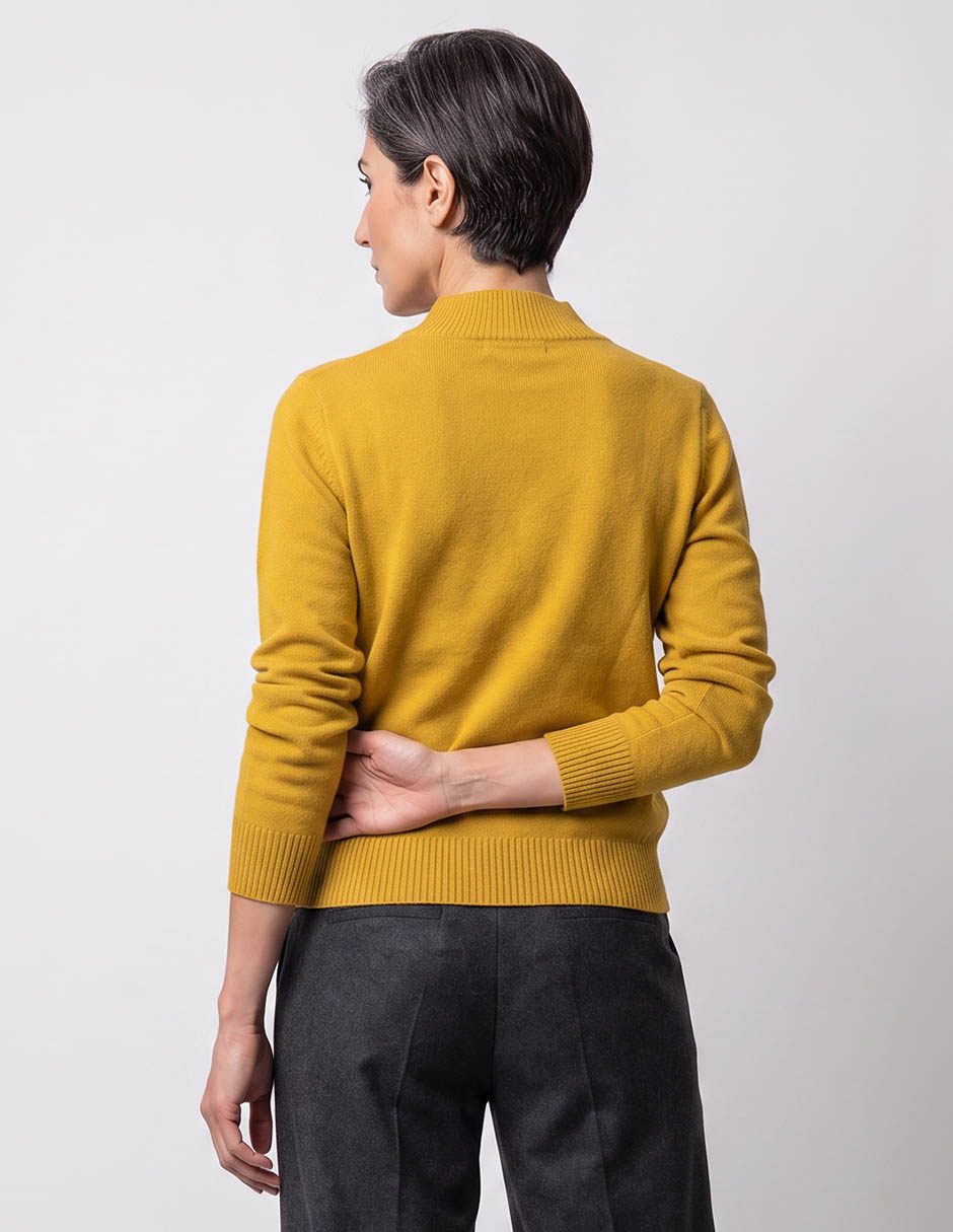 Suéter cuello alto para mujer 2