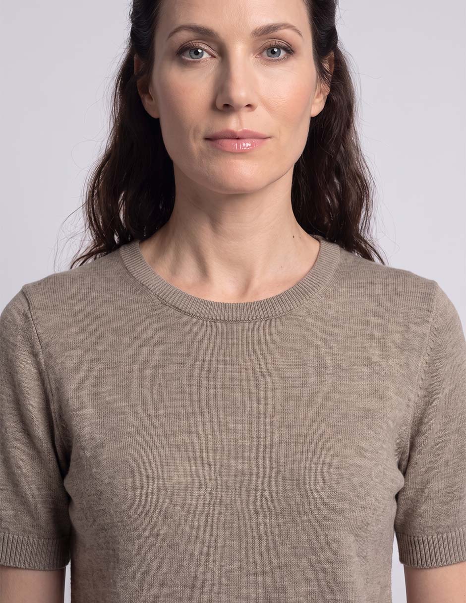 Suéter cuello redondo para mujer 3