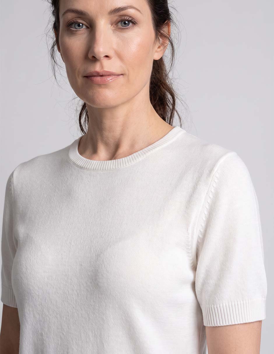 Suéter cuello redondo para mujer 3