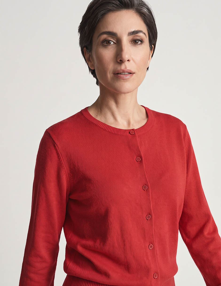 Suéter cuello redondo para mujer 3