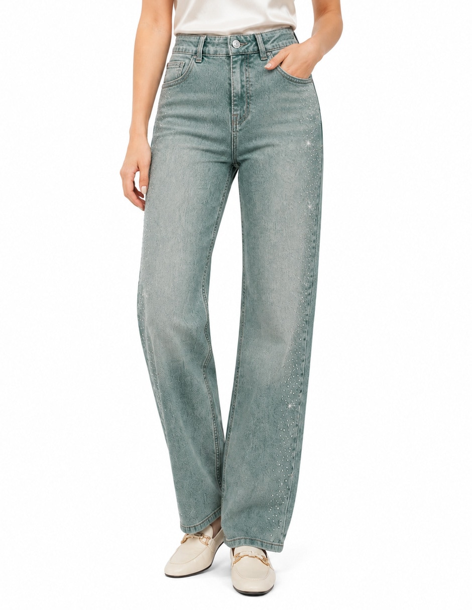 Jeans relajado 226936 denim para mujer