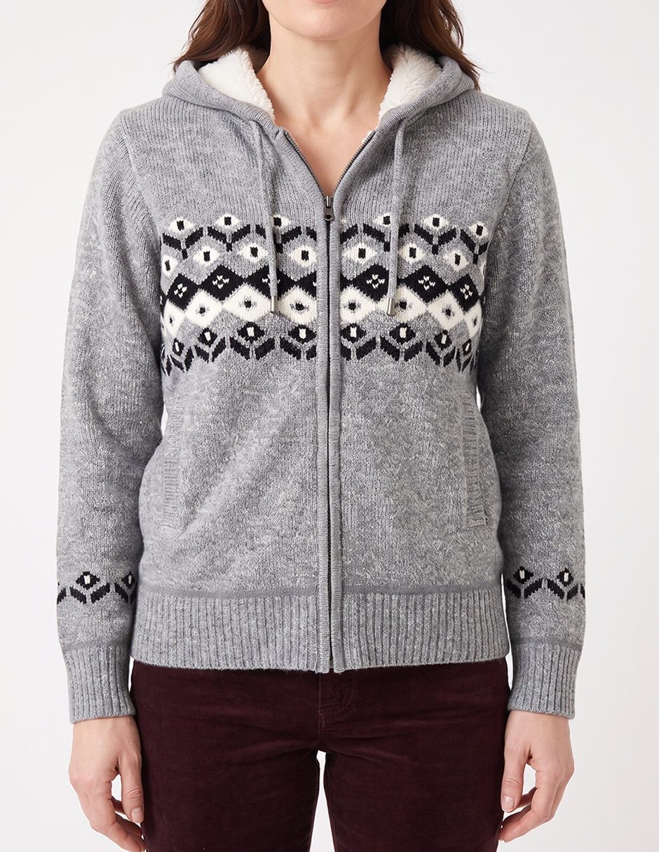 Suéter cuello redondo para mujer 2
