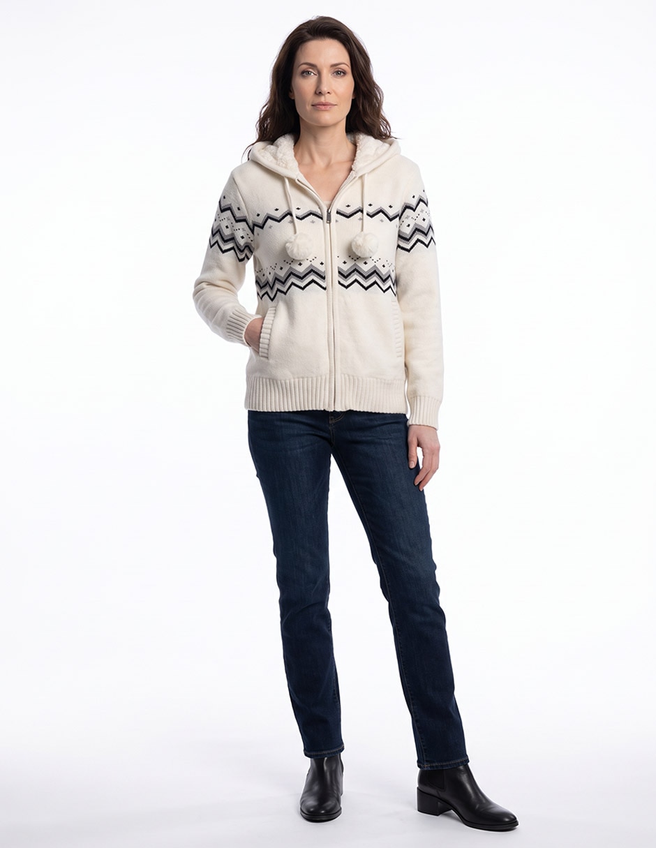 Suéter cuello redondo para mujer Suéter cuello redondo para mujer