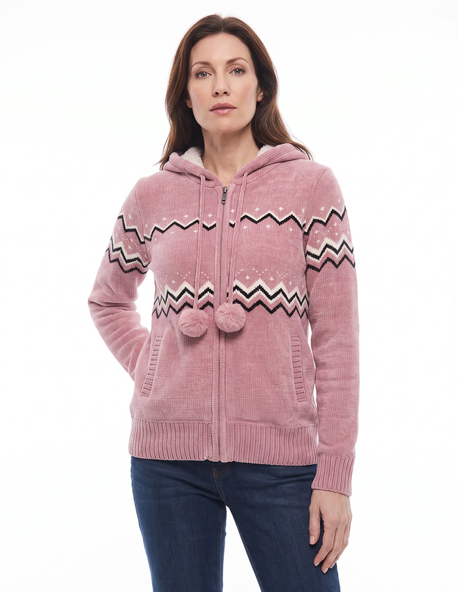Suéter cuello redondo para mujer 1