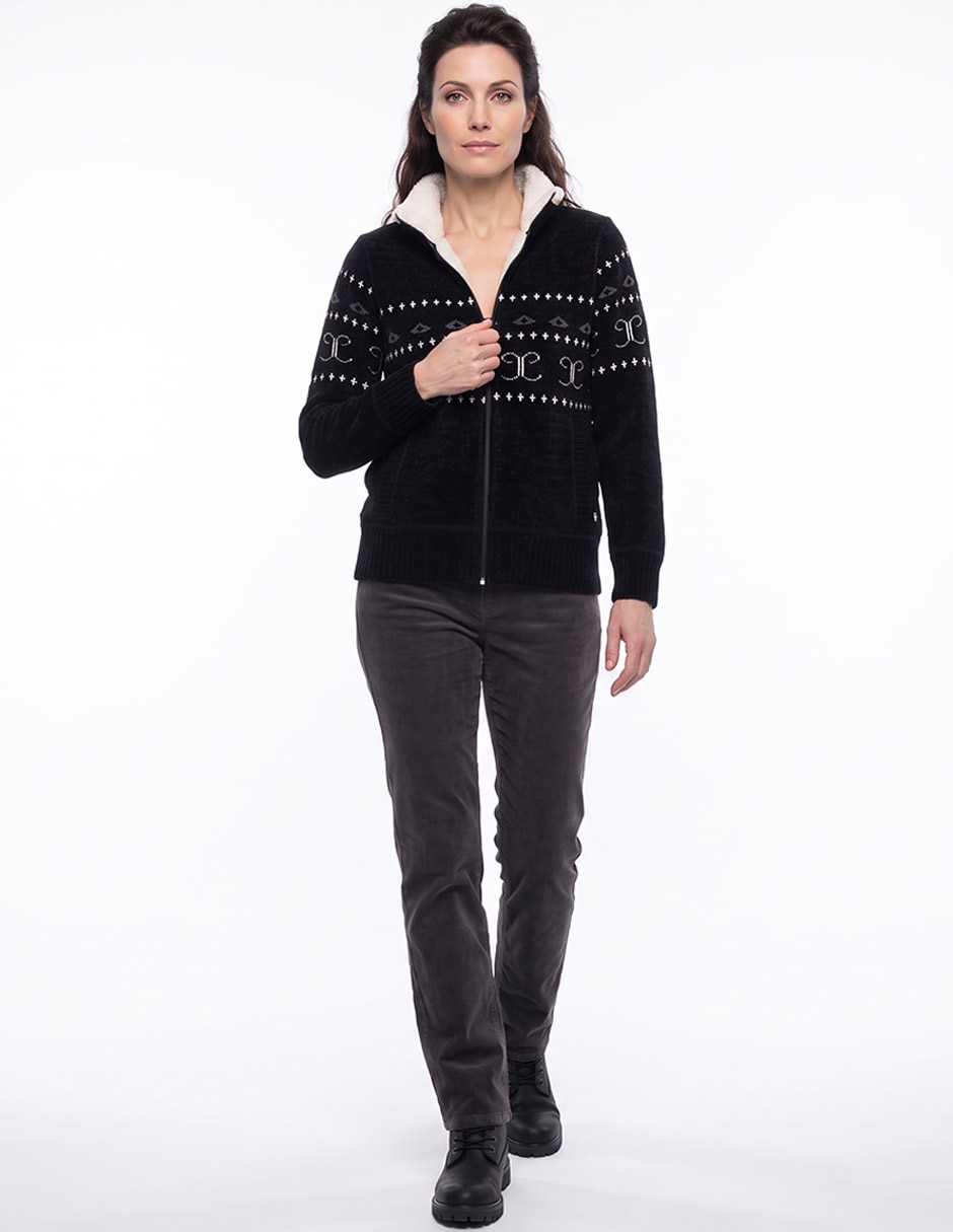 Suéter cuello camisero para mujer Suéter cuello camisero para mujer