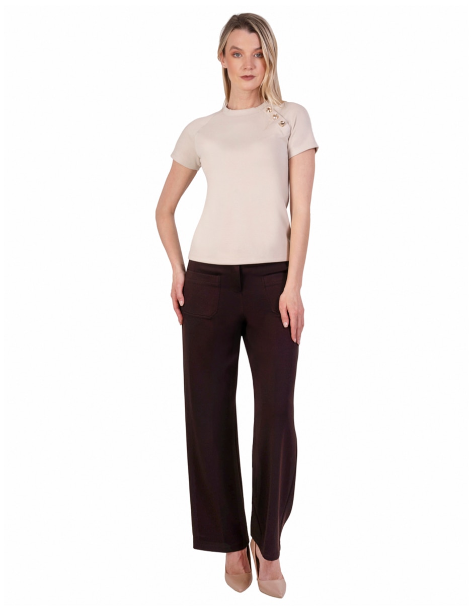 Blusa manga corta para mujer 2
